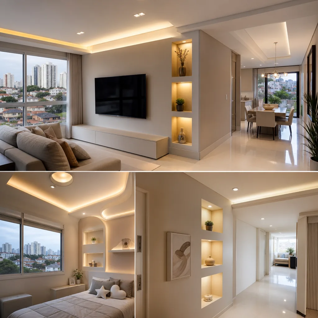 Divisória interna em drywall