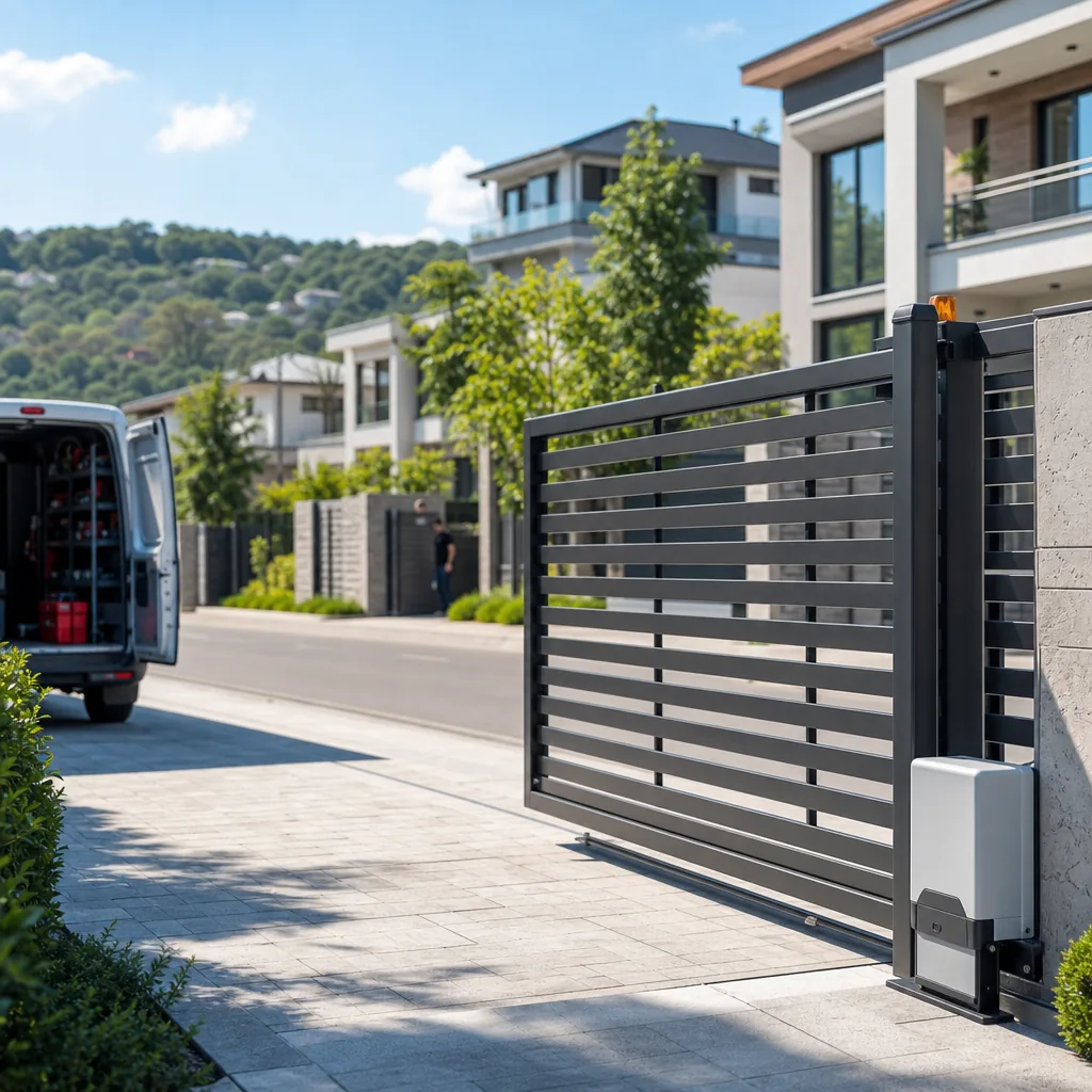 Sistema de automação para portão residencial