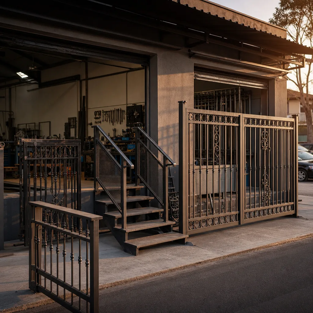 Aplicação metálica residencial ou comercial